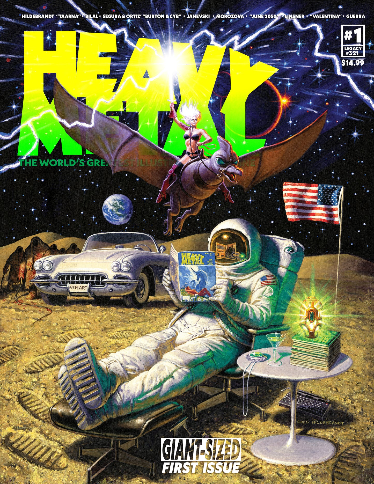 Heavy Metal Issue #1 Greg Hildebrandt Heavy Metal Legacy