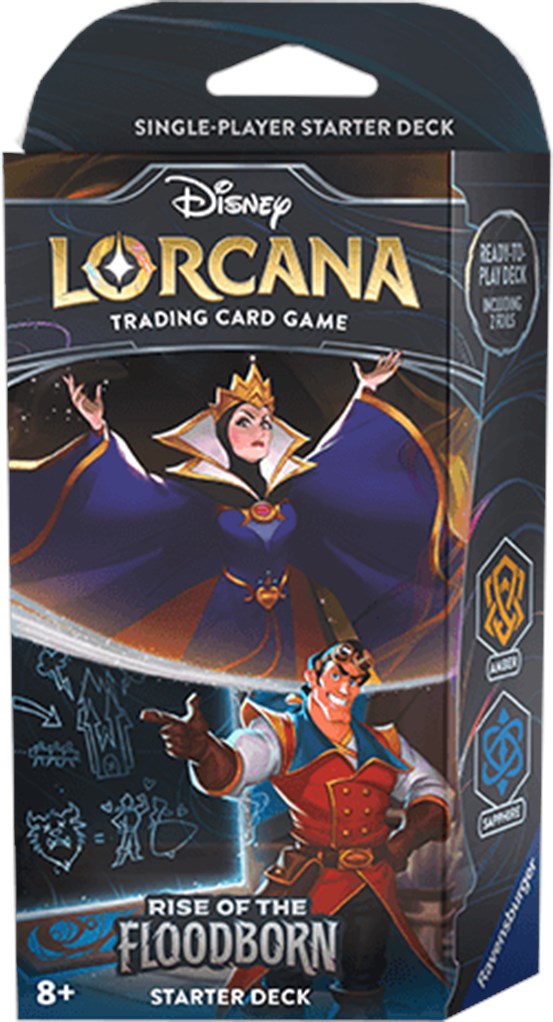 Disney Lorcana: Rise of the Floodborn - Starter Deck (Amber & Sapphire)